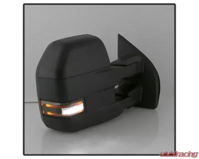 Xtune G4 Power Heated Smoke LED Signal Telescoping Mirrors Set Ford F150 2015-2017 - MIR-FF15015S-G4-PWH-SM-SET
