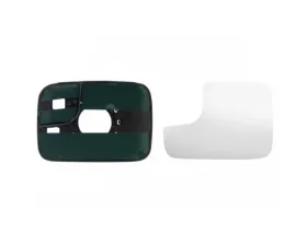 Xtune Large Left Driver Side Manual Mirror Replacement Glass DRAM94 | DRAM98 | DRAM02 Dodge Ram 1994-2009