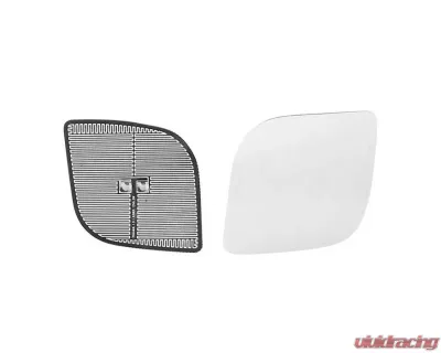 Xtune Small Left Driver Side Power Heated Mirror Replacement Glass DRAM94 | DRAM98 | DRAM02 Dodge Ram 1994-2009 - MIR-GLASS-DRAM9402-PW-L2