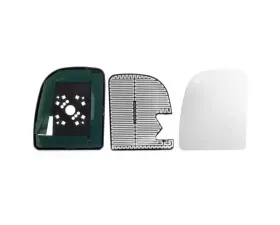 Xtune Large Left Driver Side Power Heated Mirror Replacement Glass FDSD99 Ford SuperDuty 1999-2010