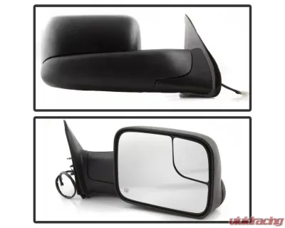 Xtune Manual Extendable Power Heated Adjust Mirror Set Toyota Tacoma 2005-2015 - MIR-TT05-PWH-SET