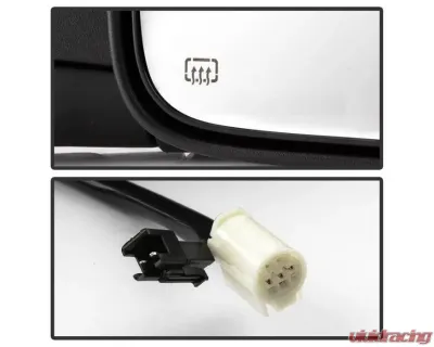 Xtune Manual Extendable Power Heated Adjust Mirror Set Toyota Tacoma 2005-2015 - MIR-TT05-PWH-SET