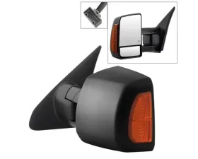 Xtune Left Driver Side Power Heated Amber LED Signal Telescoping Mirror Toyota Tundra 2007-2014