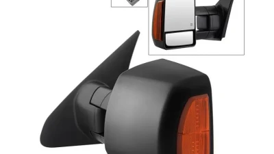 Xtune Left Driver Side Power Heated Amber LED Signal Telescoping Mirror Toyota Tundra 2007-2014                                     - MIR-TTUN07S-PWH-L - Image 10