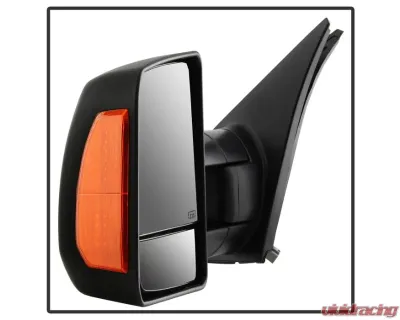 Xtune Left Driver Side Power Heated Amber LED Signal Telescoping Mirror Toyota Tundra 2007-2014 - MIR-TTUN07S-PWH-L