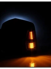 Xtune Left Driver Side Power Heated Amber LED Signal Telescoping Mirror Toyota Tundra 2007-2014                                     - MIR-TTUN07S-PWH-L - Image 7