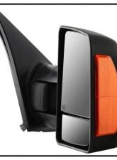 Xtune Right Passenger Side Power Heated Amber LED Signal Telescoping Mirror Toyota Tundra 2007-2014                                     - MIR-TTUN07S-PWH-R - Image 3