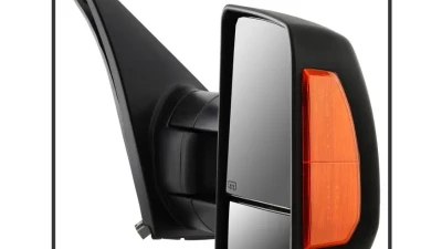 Xtune Right Passenger Side Power Heated Amber LED Signal Telescoping Mirror Toyota Tundra 2007-2014                                     - MIR-TTUN07S-PWH-R - Image 3