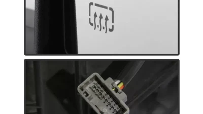 Xtune Right Passenger Side Power Heated Amber LED Signal Telescoping Mirror Toyota Tundra 2007-2014                                     - MIR-TTUN07S-PWH-R - Image 5