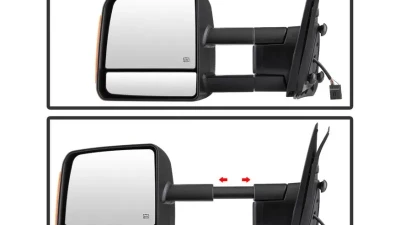 Xtune Right Passenger Side Power Heated Amber LED Signal Telescoping Mirror Toyota Tundra 2007-2014                                     - MIR-TTUN07S-PWH-R - Image 6