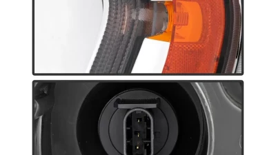 Xtune Chrome Left and Right LED Tube DRL Projector Headlights Freightliner Cascadia 2008-2017                                     - P6FCA08LC - Image 4