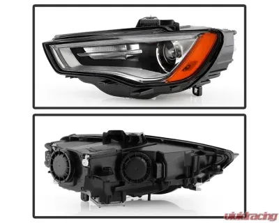 Xtune OE Left Driver Side LED DRL HID Non-AFS Projector Headlight Audi A6 2015-2016 - PRO-JH-AA315-HID-OE-L