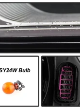 Xtune OE Left Driver Side LED DRL HID Non-AFS Projector Headlight Audi A6 2015-2016                                     - PRO-JH-AA315-HID-OE-L - Image 6