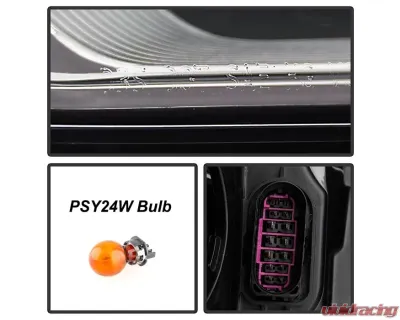 Xtune OE Left Driver Side LED DRL HID Non-AFS Projector Headlight Audi A6 2015-2016 - PRO-JH-AA315-HID-OE-L