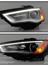 Xtune OE Left Driver Side LED DRL HID Non-AFS Projector Headlight Audi A6 2015-2016                                     - PRO-JH-AA315-HID-OE-L - Image 7