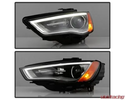 Xtune OE Left Driver Side LED DRL HID Non-AFS Projector Headlight Audi A6 2015-2016 - PRO-JH-AA315-HID-OE-L
