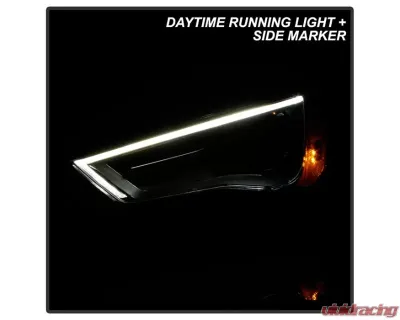 Xtune OE Left Driver Side LED DRL HID Non-AFS Projector Headlight Audi A6 2015-2016 - PRO-JH-AA315-HID-OE-L