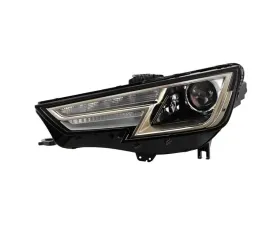 Xtune Black Left Driver Side Xenon HID LED DRL OE Headlights Audi A4 | S4 2017-2019