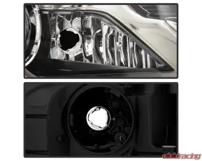 Xtune Black Right Passenger Side Xenon HID LED DRL OE Headlights Audi A4 | S4 2017-2019 - PRO-JH-AA418-HID-OE-R