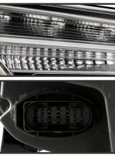 Xtune Black Right Passenger Side Xenon HID LED DRL OE Headlights Audi A4 | S4 2017-2019                                     - PRO-JH-AA418-HID-OE-R - Image 5