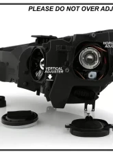 Xtune Black Right Passenger Side Xenon HID LED DRL OE Headlights Audi A4 | S4 2017-2019                                     - PRO-JH-AA418-HID-OE-R - Image 7