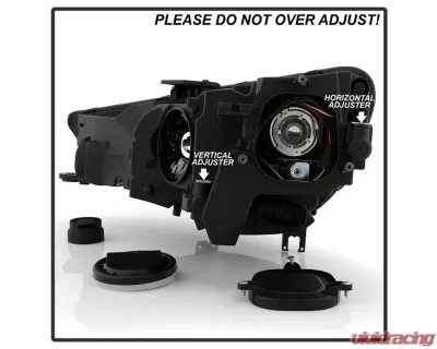 Xtune Black Right Passenger Side Xenon HID LED DRL OE Headlights Audi A4 | S4 2017-2019 - PRO-JH-AA418-HID-OE-R