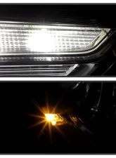 Xtune Black Right Passenger Side Xenon HID LED DRL OE Headlights Audi A4 | S4 2017-2019                                     - PRO-JH-AA418-HID-OE-R - Image 10