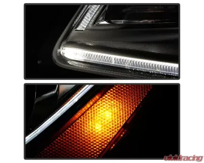 Xtune OE Left Driver Side Xenon HID Non-AFS DRL Projector Headlight Audi Q5 2013-2015 - PRO-JH-AQ513-HID-OE-L