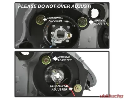 Xtune Black Halo Projector Headlights Acura RSX 2002-2004 - PRO-JH-ARSX02-HL-BK