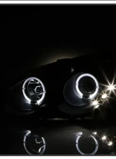 Xtune Black Halo Projector Headlights Acura RSX 2002-2004                                     - PRO-JH-ARSX02-HL-BK - Image 7