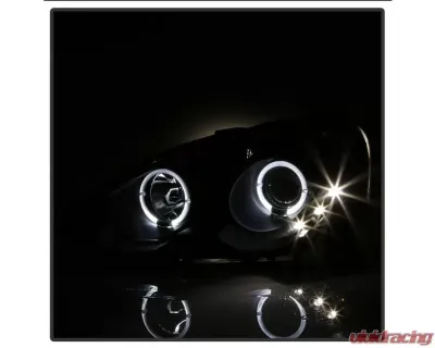 Xtune Black Halo Projector Headlights Acura RSX 2002-2004 - PRO-JH-ARSX02-HL-BK