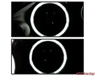 Xtune Black CCFL Halo Projector Headlights Acura RSX 2005-2006 - PRO-JH-ARSX05-HL-BK