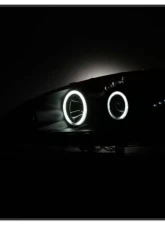 Xtune Black CCFL Halo Projector Headlights Acura RSX 2005-2006                                     - PRO-JH-ARSX05-HL-BK - Image 9