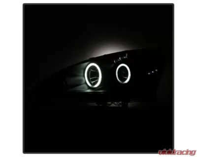 Xtune Black CCFL Halo Projector Headlights Acura RSX 2005-2006 - PRO-JH-ARSX05-HL-BK