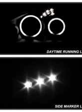 Xtune Black CCFL Halo Projector Headlights Acura RSX 2005-2006                                     - PRO-JH-ARSX05-HL-BK - Image 10