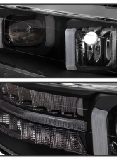 Xtune Black Xenon HID Models Light Tube DRL Projector Headlights Acura TL 2004-2008                                     - PRO-JH-ATL04-DRL-BK - Image 3