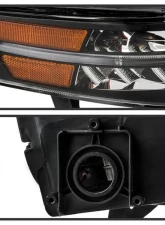 Xtune Black Xenon HID Models Light Tube DRL Projector Headlights Acura TL 2004-2008                                     - PRO-JH-ATL04-DRL-BK - Image 4