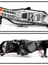 Xtune Chrome Xenon HID Models Light Tube DRL Projector Headlights Acura TL 2004-2008                                     - PRO-JH-ATL04-DRL-C - Image 2