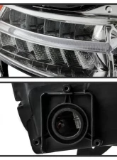 Xtune Chrome Xenon HID Models Light Tube DRL Projector Headlights Acura TL 2004-2008                                     - PRO-JH-ATL04-DRL-C - Image 4