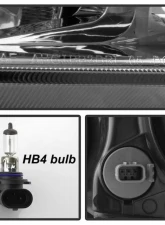 Xtune Chrome Xenon HID Models Light Tube DRL Projector Headlights Acura TL 2004-2008                                     - PRO-JH-ATL04-DRL-C - Image 6