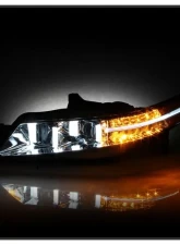 Xtune Chrome Xenon HID Models Light Tube DRL Projector Headlights Acura TL 2004-2008                                     - PRO-JH-ATL04-DRL-C - Image 7