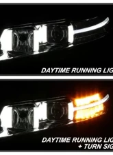 Xtune Chrome Xenon HID Models Light Tube DRL Projector Headlights Acura TL 2004-2008                                     - PRO-JH-ATL04-DRL-C - Image 10