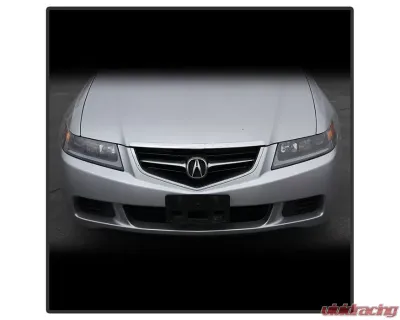 Xtune Black LED Light Bar Projector Headlights Acura TSX 2004-2008 - PRO-JH-ATSX04-LB-BK