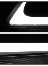 Xtune Black LED Light Bar Projector Headlights Acura TSX 2004-2008                                     - PRO-JH-ATSX04-LB-BK - Image 8