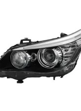 Xtune OE Left Driver Side HID w/ AFS Projector Headlights BMW E61 5 Series 2008-2010                                     - PRO-JH-BM6108-AFS-OE-L - Image 6