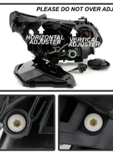 Xtune OE Left Driver Side HID w/ AFS Projector Headlights BMW E61 5 Series 2008-2010                                     - PRO-JH-BM6108-AFS-OE-L - Image 5