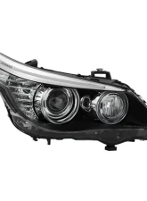Xtune OE Right Passenger Side HID w/ AFS Projector Headlights BMW E61 5 Series 2008-2010                                     - PRO-JH-BM6108-AFS-OE-R - Image 6