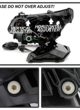 Xtune OE Right Passenger Side HID w/ AFS Projector Headlights BMW E61 5 Series 2008-2010                                     - PRO-JH-BM6108-AFS-OE-R - Image 5