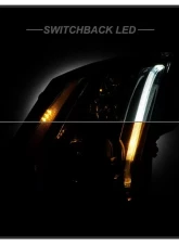 Xtune Black LED Switch Back Projector Headlights Cadillac CTS 2008-2014                                     - PRO-JH-CACTS08-LED-BK - Image 8