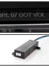 Xtune Black DRL LED Light Bar Projector Headlights Cadillac Escalade 2007-2014                                     - PRO-JH-CAES07-LB-BK - Image 6